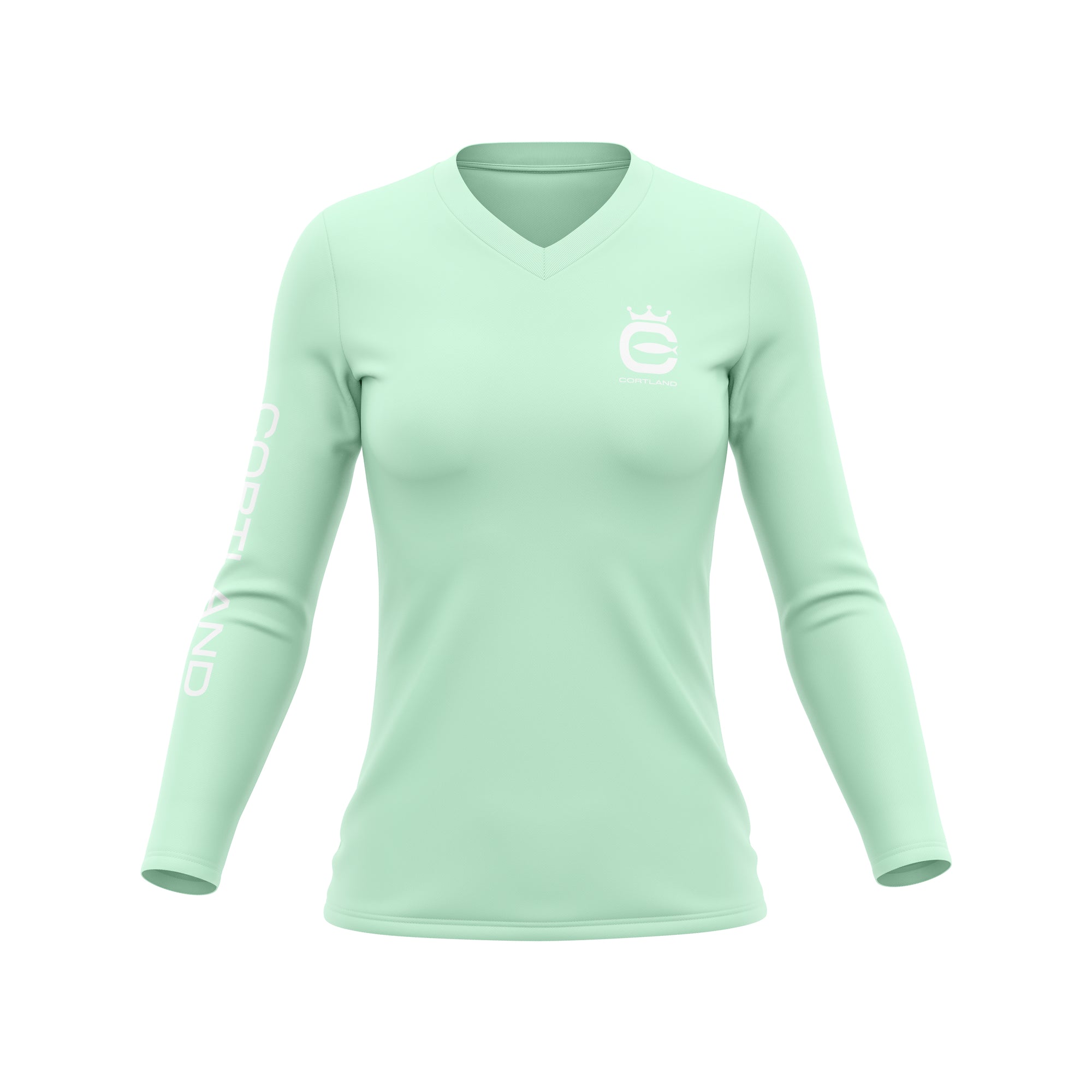 Performance Women's Long Sleeve - Seafoam / White