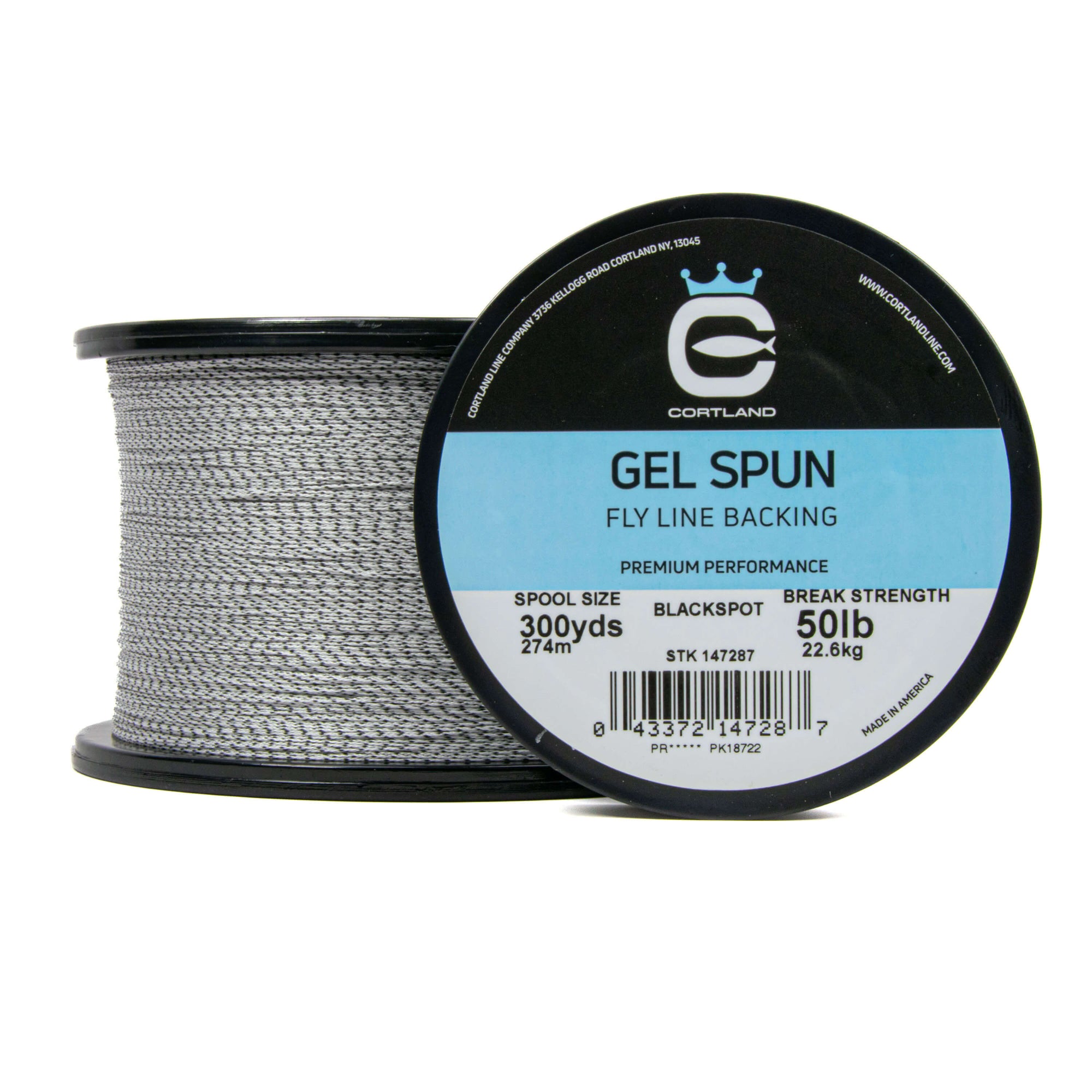 Various spool sizes of Gel Spun Fly Line Backing - Blackspot