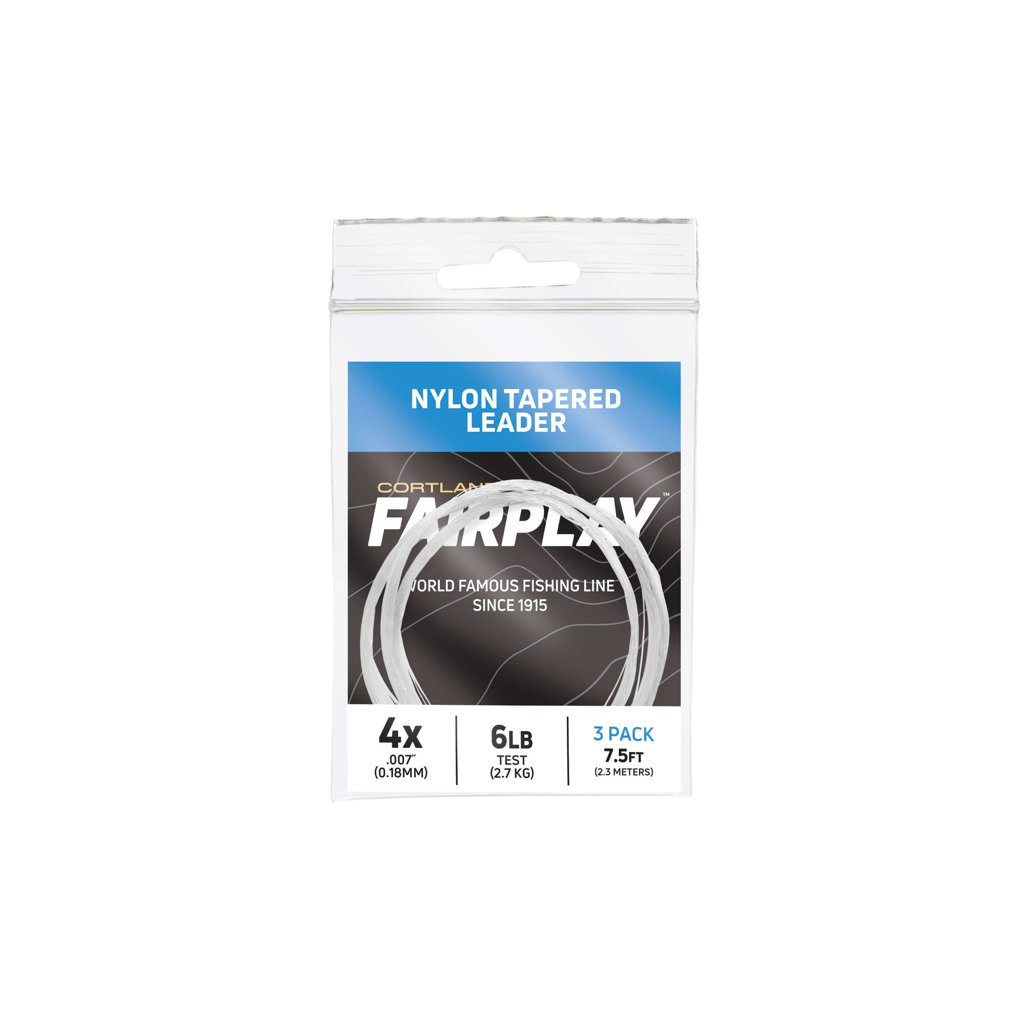 Fairplay Nylon Tapered Leader - 3 pack